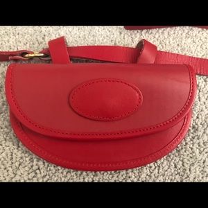 Red belt bag